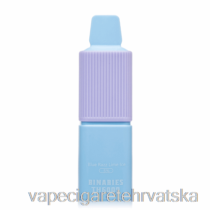 Vape Cigarete Horizon Binaries Th6000 Disposable Blue Razz Lime Ice